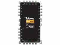 Televes MS512NCQ QUAD-taugliche NEVO Multischalter mit 5 Eingängen und 12 Ausgängen