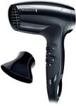 Remington D5000 Compact Haartrockner, 1800W, 3 Heizstufen, Eco-Einstellung, schwarz