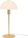 Nordlux Ellen 20 Tischlampe, IP20, E14, 40 Watt, Messing/wei&szlig; (2112305035)