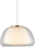 Nordlux Jelly Pendelleuchte, 40W, E27, IP20, dimmbar, Glas, opal wei&szlig; (2010783001)