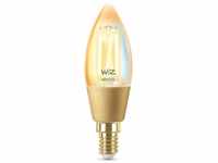 Wiz Wi-Fi BLE 25W C35 E14 920-50 Amb 1PF/6 Filament-Lampe in Kerzenform, 4,9W, 370lm,