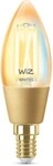 Wiz Wi-Fi BLE 25W C35 E14 920-50 Amb 1PF/6 Filament-Lampe in Kerzenform, 4,9W, 370lm,