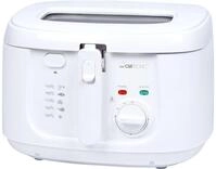 Clatronic FR 3771 Fritteuse, 2,5 L, 1800 W, stufenloser Thermostat, wei&szlig; (263963)