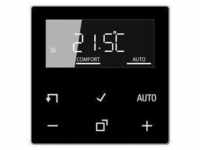 Jung A1790DSW Display Standard zur Raumtemperaturregelung, Serie A/AS, schwarz