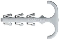 Fischer Zwillingsschelle Steckfix plus SF plus ZS 18, 100 St&uuml;ck (48161)