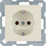 Berker 41438982 Steckdose SCHUKO, S.1, wei&szlig; gl&auml;nzend