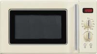 Exquisit RMW720-3GDIG stand Mikrowelle, 44 cm breit, 700W, 20L, Grill, creme