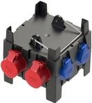 PCE Kunststoff-Mobilverteiler, Modell IMST, IP44, 197x197x200, 0TE, schwarz (9030010)