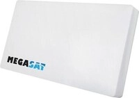 Megasat Flachantenne D4 Profi-Line, SAT, inkl. Quad LNB, wei&szlig; (200212)