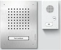 SIEDLE SET CLAB 850-1 E/W Audio-Set Classic Edelstahl