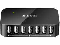 D-Link 7-Port USB 2.0 Hub, Schnellladeanschluss (DUB-H7)