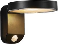 Nordlux Rica Round Solar Wandleuchte, LED-Module, IP44, 480lm, 4,5W, schwarz
