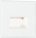 Paulmann LED Wandeinbauleuchte Edge eckig, 1,2W, 2700K, wei&szlig; matt (93093)