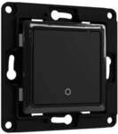 Shelly Wall Switch 1 Wandtaster, 1-fach, schwarz (Shelly_WS_1_s)