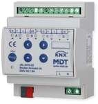 MDT JAL-0410.02 Jalousieaktor 4-fach, REG, 10A, f&uuml;r Motoren 230VAC bis 600W
