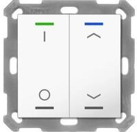 MDT BE-TAL55T2.D1 Taster Light 55 2-fach, Ausf&uuml;hrung I/O und , mit Temperatursensor,