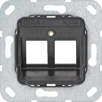 Gira MJ-04 Tragring Modular Jack, 2fach (560400)