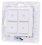 Shelly Wall Switch 4 Wandtaster, 4-fach, wei&szlig; (Shelly_WS_4_w)