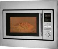 Bomann MWG 2216 H EB Einbau-Mikrowelle mit Grill, 2500/1100 W, 25L, inox (622161)