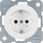 Berker 41432089 Steckdose SCHUKO, R.1/R.3, polarwei&szlig; gl&auml;nzend