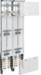Hager ZK53X7 Komplettfeld, Z&auml;hlerfeld, univers Z, 4 Z&auml;hlerpl&auml;tze, 3-polig,