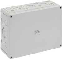 Spelsberg TK PS 2518-9-m Leergeh&auml;use, mit Vorpr&auml;gungen, IP66, 254x180x90 mm, grau