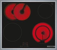 Bosch PKN645BA2E Serie 4 Autarkes Glaskeramik-Kochfeld, 60 cm breit, mit Rahmen