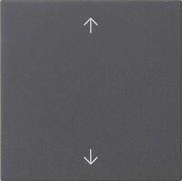 Gira 536128 System 3000 Bedienaufsatz Pfeilsymbole, System 55, anthrazit
