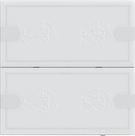Gira 5002003 KNX Tastsensor 4 Komfort 2fach, wei&szlig;
