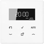 Jung LS1750DWW Timer Standard mit Display, alpinwei&szlig;