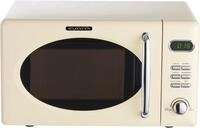 Wolkenstein WMW720 SC Retro Stand Mikrowelle, 700W, 20L, 5 Leitungsstufen,