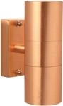 Nordlux Tin Double Wandleuchte, GU10, IP54, 2X35W, dimmbar, kupfer (21279930)