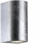 Nordlux Canto Maxi 2 Wandleuchte, IP44, GU10, 2x28W, verzinkt (49721031)