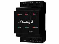 Shelly Pro 3 Relaisschalter, WLAN, Bluetooth, LAN, 3-Kanal, 3x 16A, max. 48A,