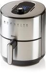 DOMO DO530FR Hei&szlig;luft-Fritteuse, 80% weniger Fett, 4L, 1,2kg, Timer, 8 Programme,