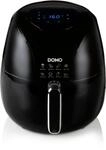 DOMO DO533FR Hei&szlig;luft-Fritteuse, 2000W, 80% weniger Fett, 5,5L, 1,5kg, Timer,