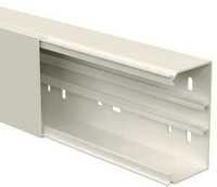 GGK 11033 Leitungsf&uuml;hrungskanal FB 60x110-9010, PVC, mit Bodenlochung, alpinwei&szlig;