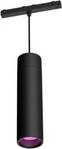Philips Hue Perifo LED Zylinder-Pendelleuchte, 5,2W, 510lm, 4000K, schwarz