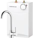 Thermoflow UT5 Heiswasserboiler Set-Armatur, 5l, IPX4, G3/8&ldquo;, Ovalis, silber