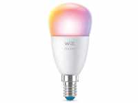 Wiz Wi-Fi BLE 40W P45 E14 922-65 RGB 1PF/6 LED Lampe in Tropfenform, 4,9W, 470lm,
