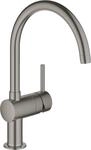 GROHE Minta Einhand-Sp&uuml;ltischbatterie, DN15, Hochdruck, C-Auslauf, schwenkbarer