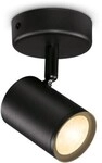Wiz Imageo Einstellbarer LED Spot, 4,9W, 345lm, 2700-6500K, schwarz (929002658401)