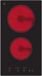 PKM EB-GK-2TCG Glaskeramik-Doppelkochplatte Touch Control, 9 Heizstufen, Timer,
