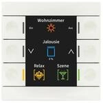 MDT BE-TAS86.02 Taster Smart 86 Farbdisplay, wei&szlig;