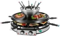 ProfiCook Raclette-/Fonduekombination PC-RG/FD 1245, 1900 W, Edelstahl (501245)