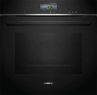 Siemens HS736G3B1 IQ700 A+ Einbaudampfbackofen, 60 Cm Breit, 71 L, 21 Heizarten, TFT
