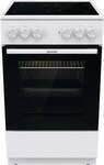 Gorenje GEC5A21WG Elektro-Standherd, 50cm breit, 74 L, Glaskeramikkochfeld,