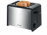 Cloer 3210 2-Scheiben-Toaster, 825W, schwarz-edelstahl