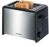 Cloer 3210 2-Scheiben-Toaster, 825W, schwarz-edelstahl