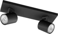 Philips Runner Aufbauspot, GU10, 2x20W, IP20, schwarz (929003204801)
